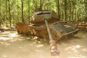 10 American tank remnants